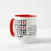 それでもカスタム彼女はクリスチャンを固執した マグカップ (正面左)