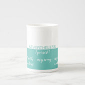 それでもマグ ボーンチャイナマグカップ (正面)