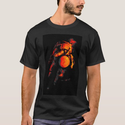 それでも世界は小さなもの (火星) Tシャツ (正面)