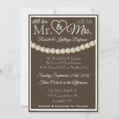 「それでも彼女のミスター&ミセス」と誓いを立て直す招待状 招待状 (正面)