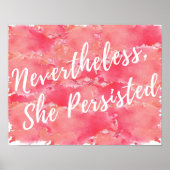 それでも彼女はポスターを張り続けた ポスター (正面)