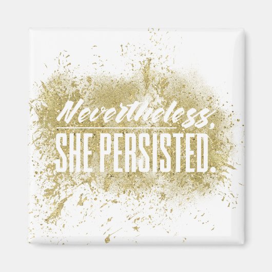 それでも彼女は固執した(グリッター) マグネット (正面)