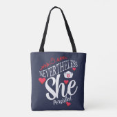 それでも彼女は固執した トートバッグ (裏面)