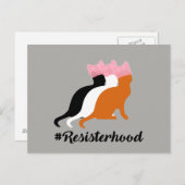 それでも彼女は抵抗したはがきをしつこく書き続けた ポストカード (正面/裏面)