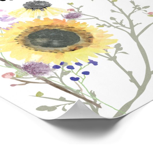 それでも彼女は書道引用文を続けた ポスター (角)