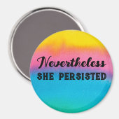 それでも彼女は水色の虹を持続した マグネット (正面/裏面)