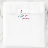 それでも彼女は素晴らしい娘を続けた スクエアシール (バッグ)