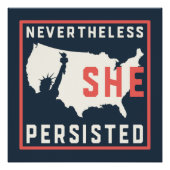 それでも彼女は自由を保った ポスター (正面)