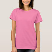 それでも彼女は諦めなかった - 名前入りデザイン Tシャツ (正面)
