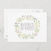 それでも、彼女は諦めなかった ポストカード (正面/裏面)