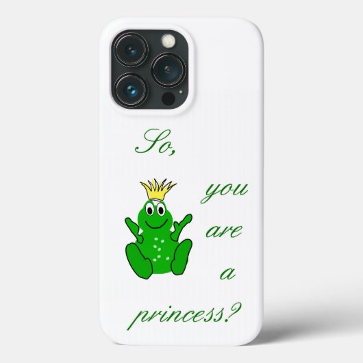 それでプリンセス?.......かわいおもしろいいね。 Case-Mate iPhoneケース (裏面)