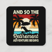 それで引退の冒険が始まる スクエア名刺 (裏面)