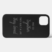 それで彼らは一緒に愛する生活を築いた Case-Mate iPhoneケース (裏面 (横))