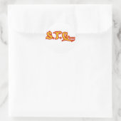 それで彼らは…ROCK WHITE INTILSスタンプ ラウンドシール (バッグ)