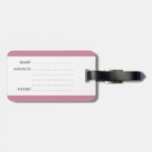 それで書かれる「私のバッグ」が付いているおもしろいな荷物のラベル ラゲッジタグ (裏面横)