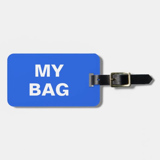 それで書かれる「私のバッグ」が付いているおもしろいな荷物のラベル ラゲッジタグ (正面横)