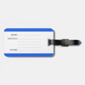 それで書かれる「私のバッグ」が付いているおもしろいな荷物のラベル ラゲッジタグ (裏面横)