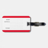 それで書かれる「鉱山」が付いているおもしろいな荷物のラベル ラゲッジタグ (裏面横)