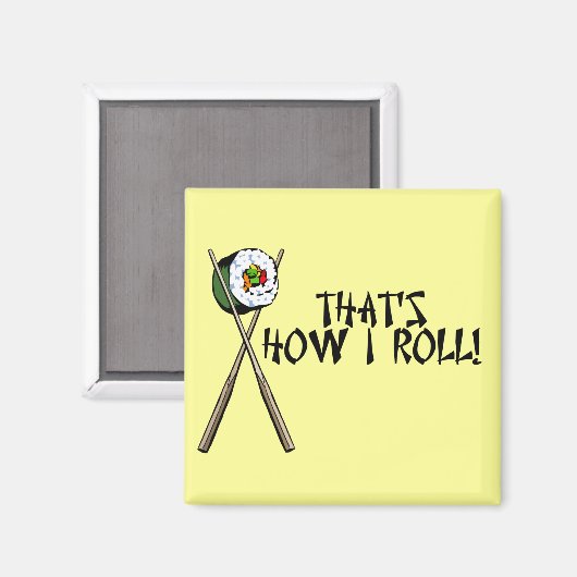 それで私は転が寿司磁石 マグネット (正面/裏面)