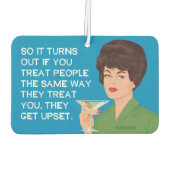 それで結果は… おもしろい - カーエアーフレッシュナー (裏面)