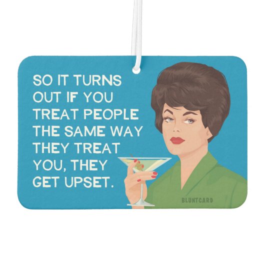 それで結果は… おもしろい - カーエアーフレッシュナー (裏面)