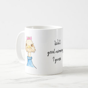 それで、おはようの//のおもしろいなエミューのスケッチ コーヒーマグカップ