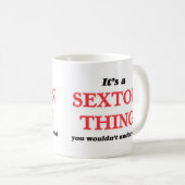 それとセクストンのこと、あなたには分からない コーヒーマグカップ (正面右)