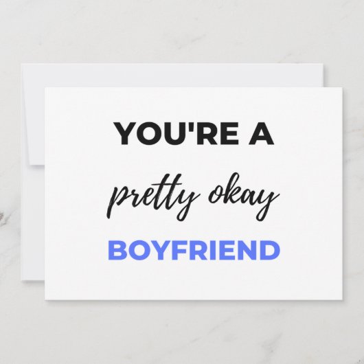 それなりにいい彼氏 ブラック シーズンカード (正面)