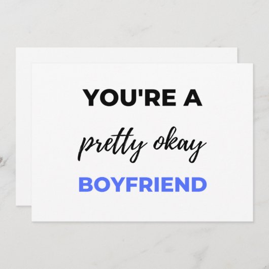 それなりにいい彼氏 ブラック シーズンカード (正面/裏面)