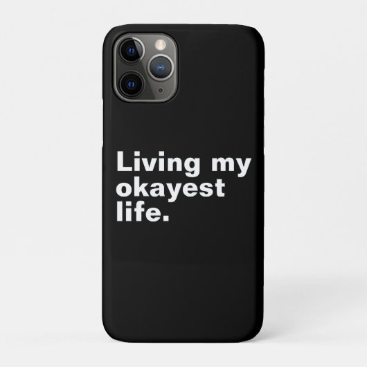 それなりに楽しい人生を送ってる。面白い基本的なテキストデザイン Case-Mate iPhoneケース (裏)