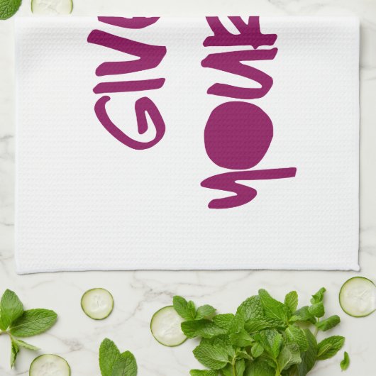 それにあなたのすべてのやる気を起こさせるなトレーニングの体育館を与えて下さい キッチンタオル (折り畳み)