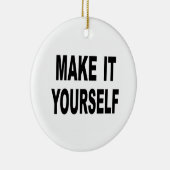 それにあなた自身オーナメントをして下さい セラミックオーナメント (右)