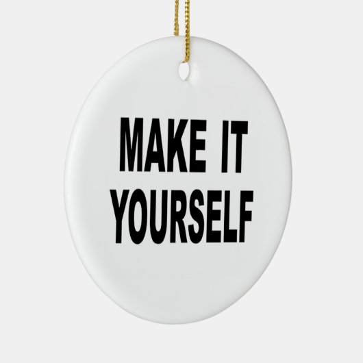 それにあなた自身オーナメントをして下さい セラミックオーナメント (右)