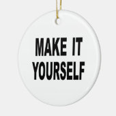 それにあなた自身オーナメントをして下さい セラミックオーナメント (左)
