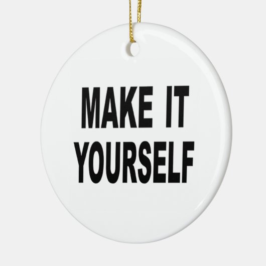 それにあなた自身オーナメントをして下さい セラミックオーナメント (左)