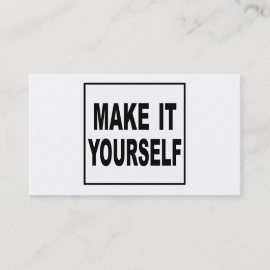 それにあなた自身カスタムでクラシックな名刺をして下さい 名刺 (正面)