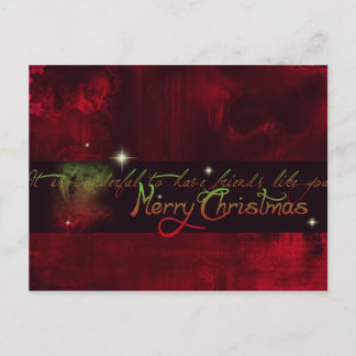 それにすばらしいですあなたのような友人があるために シーズンポストカード