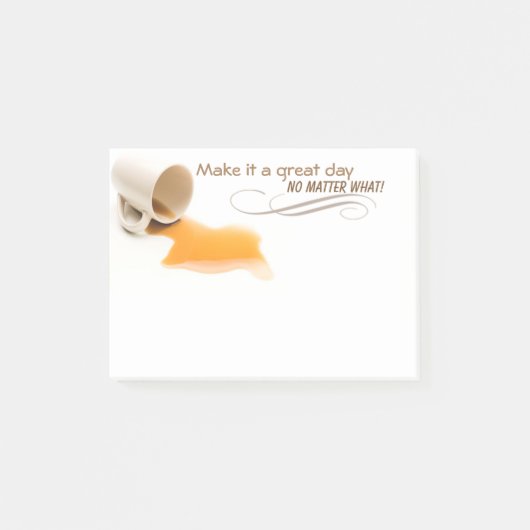 それにすばらしい日を付箋して下さい ポストイット (正面)