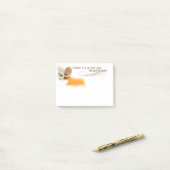 それにすばらしい日を付箋して下さい ポストイット (デスク上)