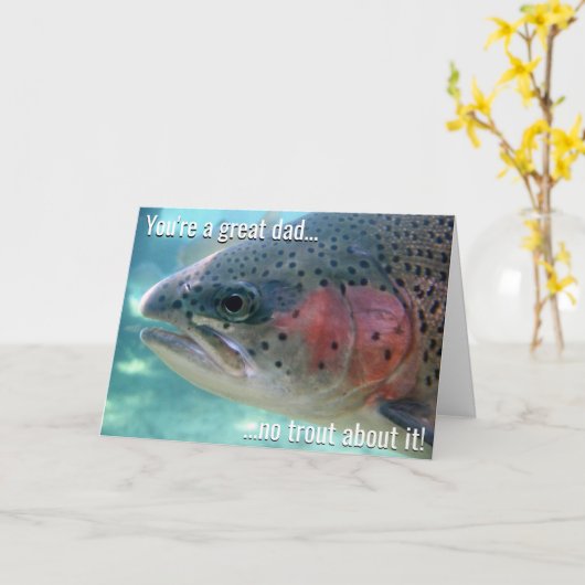 それについてのマス無し父の日カード カード (黄色い花)