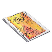 それについての祈りの言葉ジャーナル話はより少し、多くを祈ります ノートブック (右側)