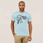 それにのあります陽気が直面して下さい Tシャツ (正面フル)