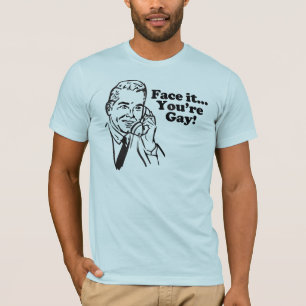 それにのあります陽気が直面して下さい Tシャツ