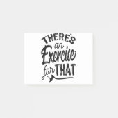 それにはエクササイズがある ポストイット (正面)