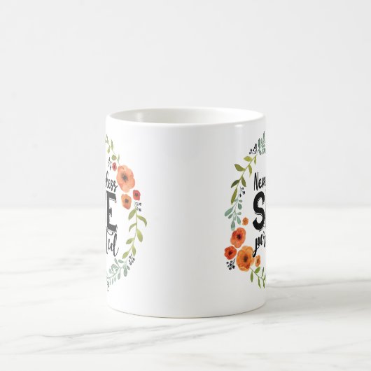 それにもかかわらずおもしろい彼女はかわいいヴィンテージのミーム主張しました コーヒーマグカップ (中央)