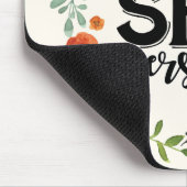 それにもかかわらずおもしろい彼女はかわいいヴィンテージのミーム主張しました マウスパッド (コーナー)