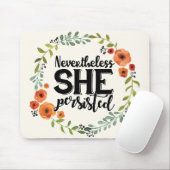 それにもかかわらずおもしろい彼女はかわいいヴィンテージのミーム主張しました マウスパッド (マウス)