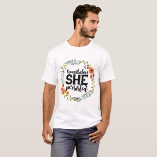 それにもかかわらずおもしろい彼女はかわいいヴィンテージのミーム主張しました Tシャツ