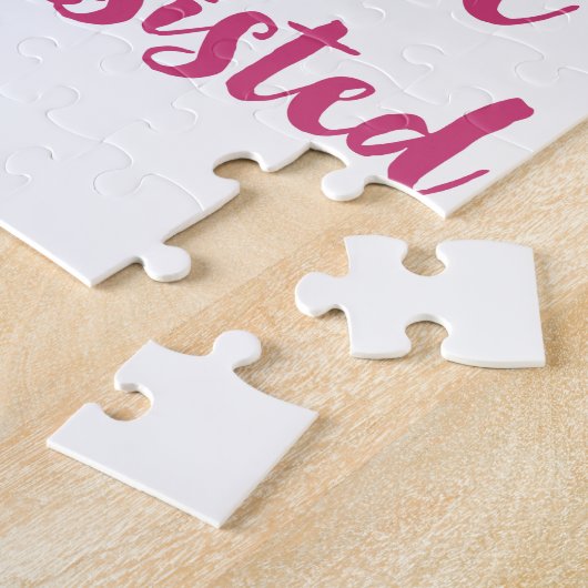 それにもかかわらず彼女はすばらしいGal主張しました ジグソーパズル (側面)