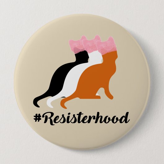 それにもかかわらず彼女はボタンResisterhood主張しました 缶バッジ (正面)